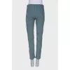 Grey-green corduroy trousers