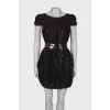 Lantern sleeve dress
