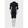 Black suit with frills