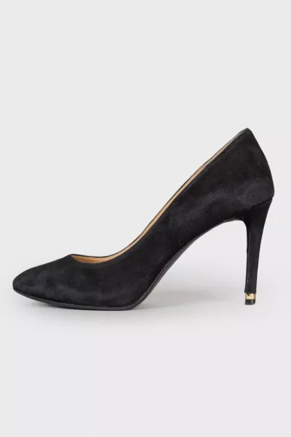 Suede pumps