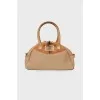 Mesh bag with fur