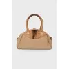 Mesh bag with fur