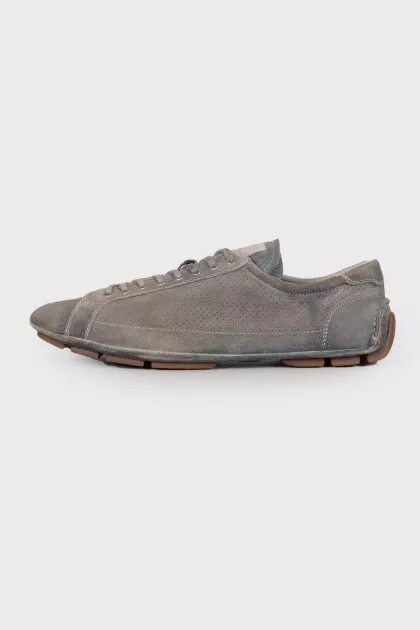 Men's gray sneakers