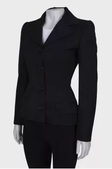 Black fitted blazer