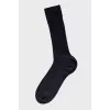 Men's dark blue socks