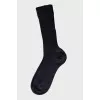Men's dark blue socks