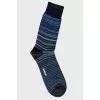Men's socks with stripes