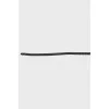 Black embossed belt