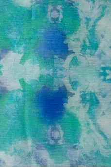 Blue silk scarf with tag