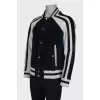 Men's black and white jacket