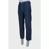Men's blue selvedge jeans