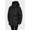 Down jacket and vest set