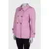 Pink double-breasted jacket