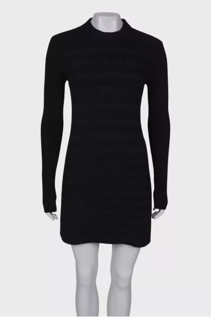 Wool knitted dress
