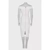 White dress with a pattern