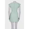 Green V-Neck dress