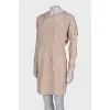Beige shift dress