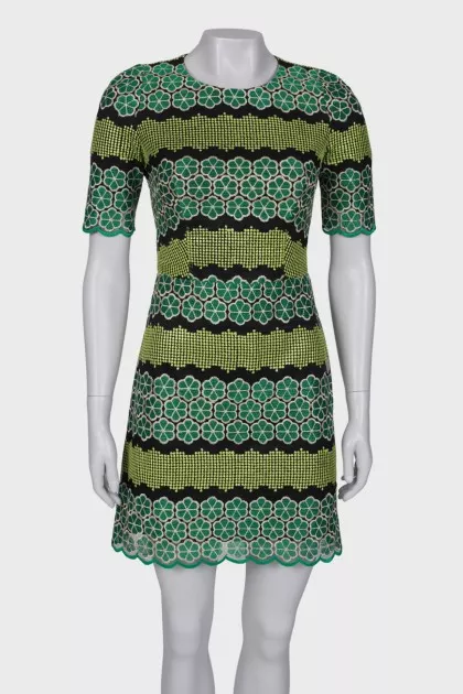 Dress with embroidery