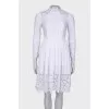 White dress with lace