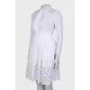 White dress with lace