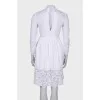 White dress with lace