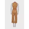 Jumpsuit in geometric print