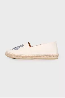 Elastic tiger espadrilles