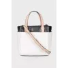 Eco-leather combination bag