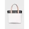 Eco-leather combination bag