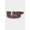 Men's leather belt