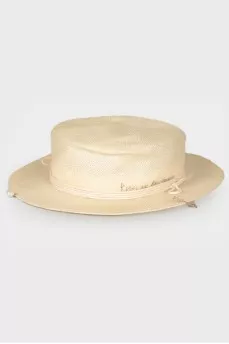 Капелюх із соломи з ланцюжком