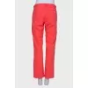 Coral straight fit jeans