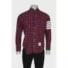 Men's checkered shirt
