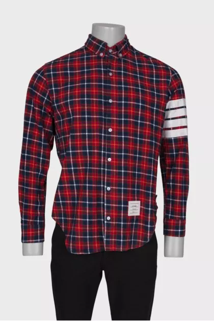 Men's checkered shirt