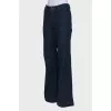 Navy blue flare jeans
