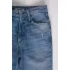 Light blue distressed jeans