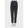 Wool trousers with stripes