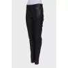 Black leather pants