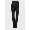 Black leather pants