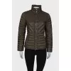 Dark green quilted jacket