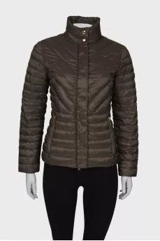 Dark green quilted jacket