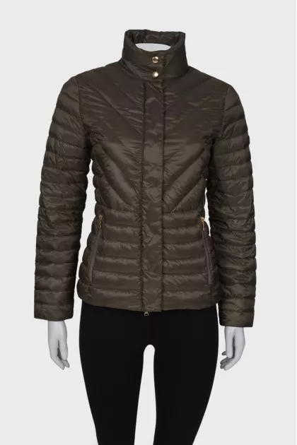 Dark green quilted jacket