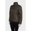 Dark green quilted jacket