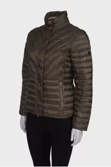 Dark green quilted jacket