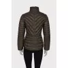 Dark green quilted jacket