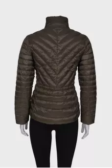 Dark green quilted jacket