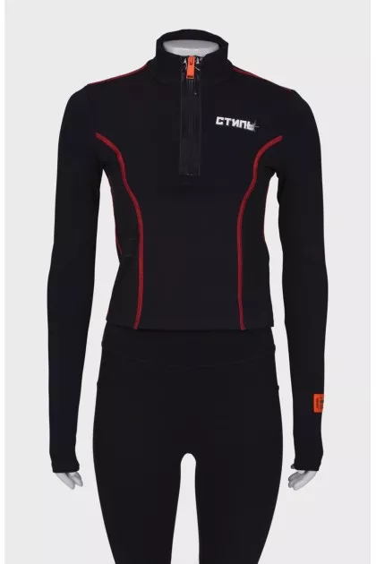 Sports jacket with zip