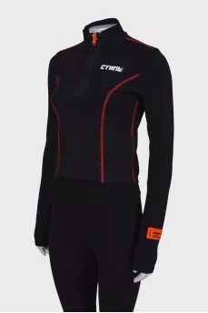 Sports jacket with zip