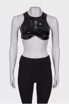 Lacquered black top