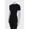 Straight fit wool T-shirt